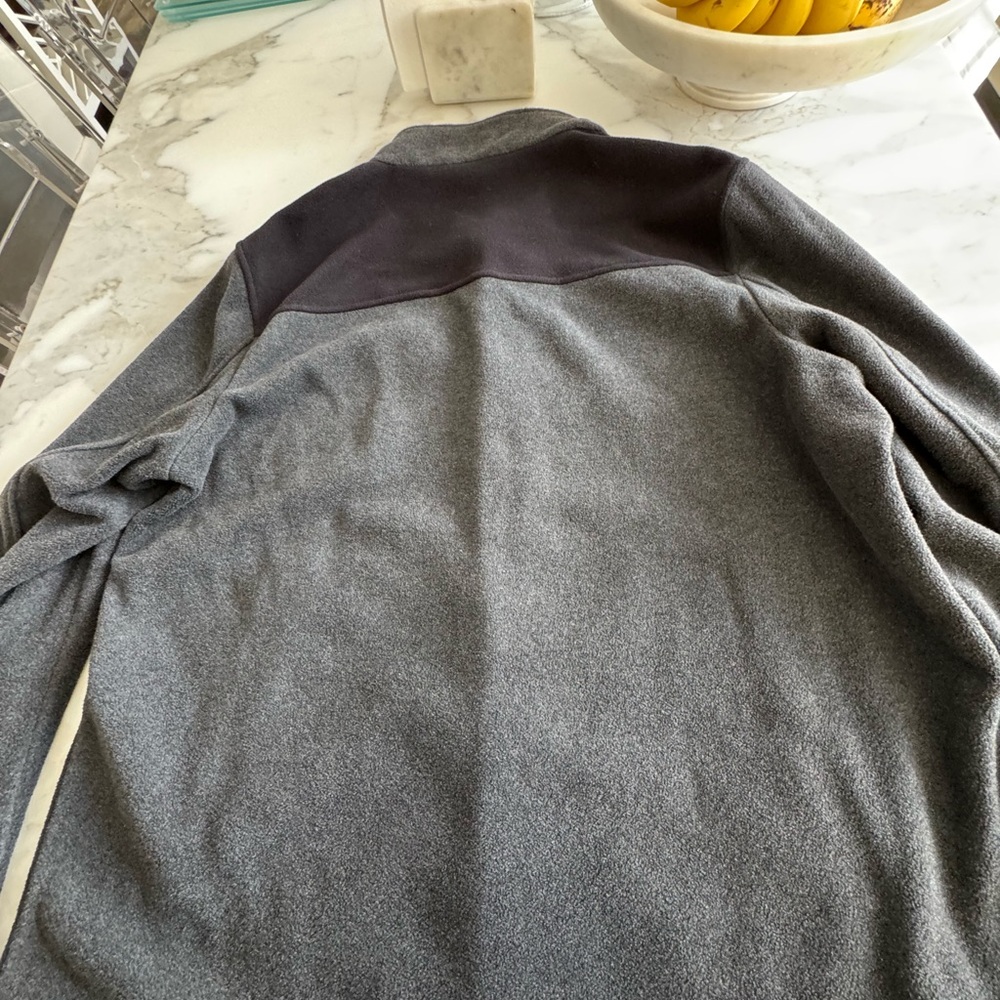 Jacket Fleece Tommy Hilfiger Gray and Black Lightweight Jacket - Picture 10 of 15